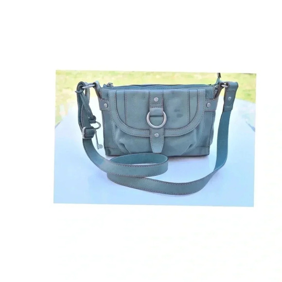 Fossil leather cross body bag - Picture 1 of 8
